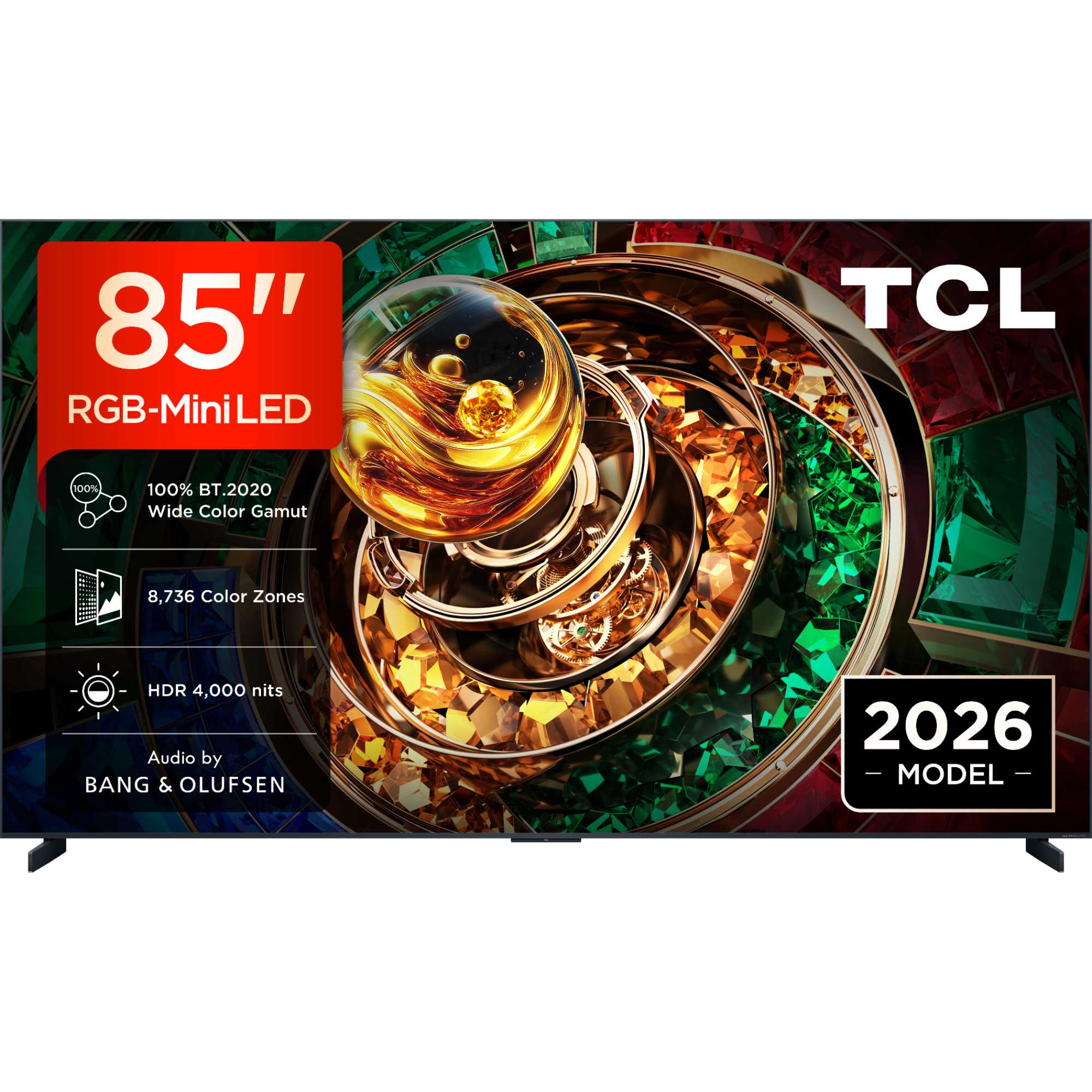 RM9L 85" 4K Smart RGB-Mini LED Google AI TV - 85RM9L-UK